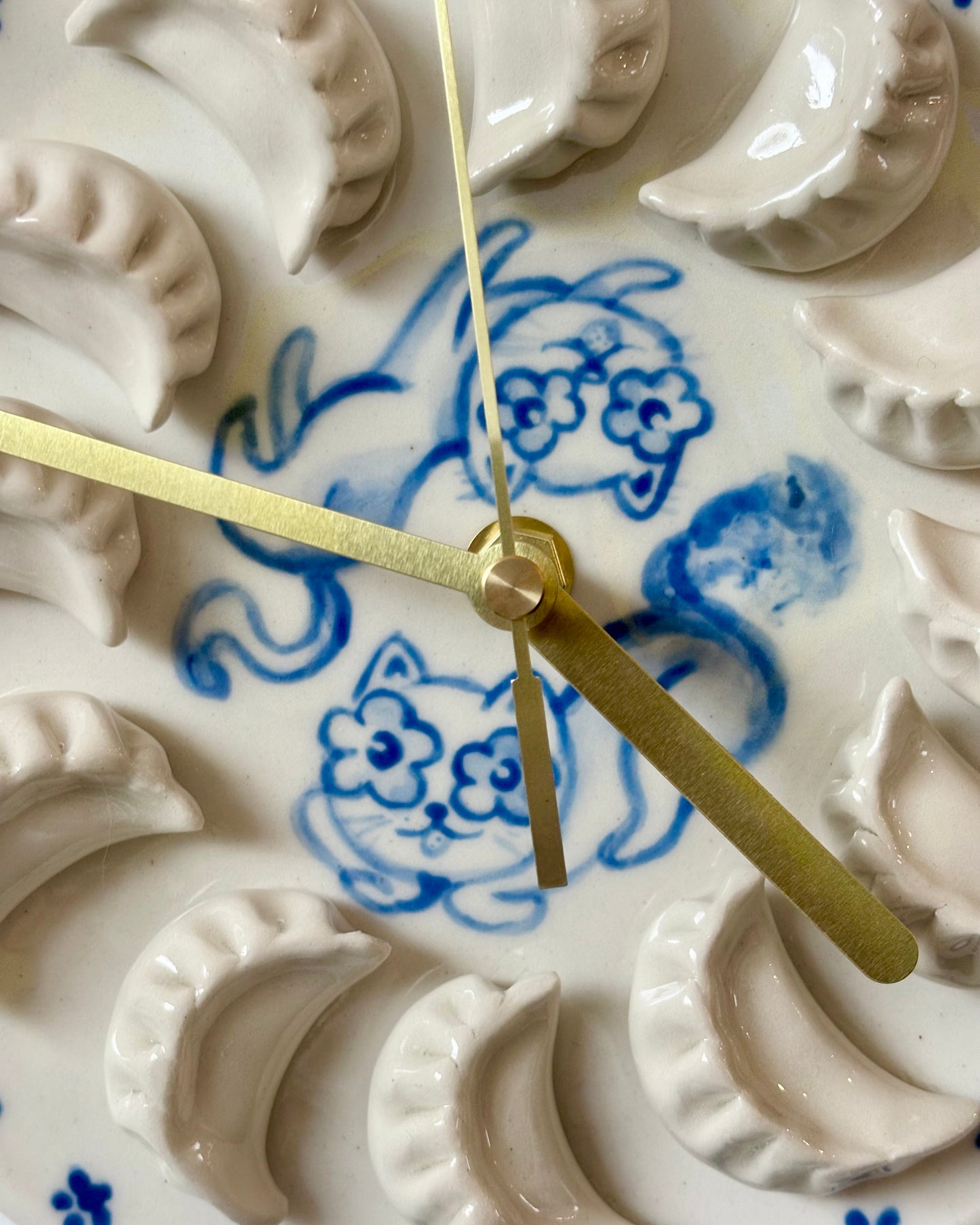 Ceramic Dumpling Clock 04