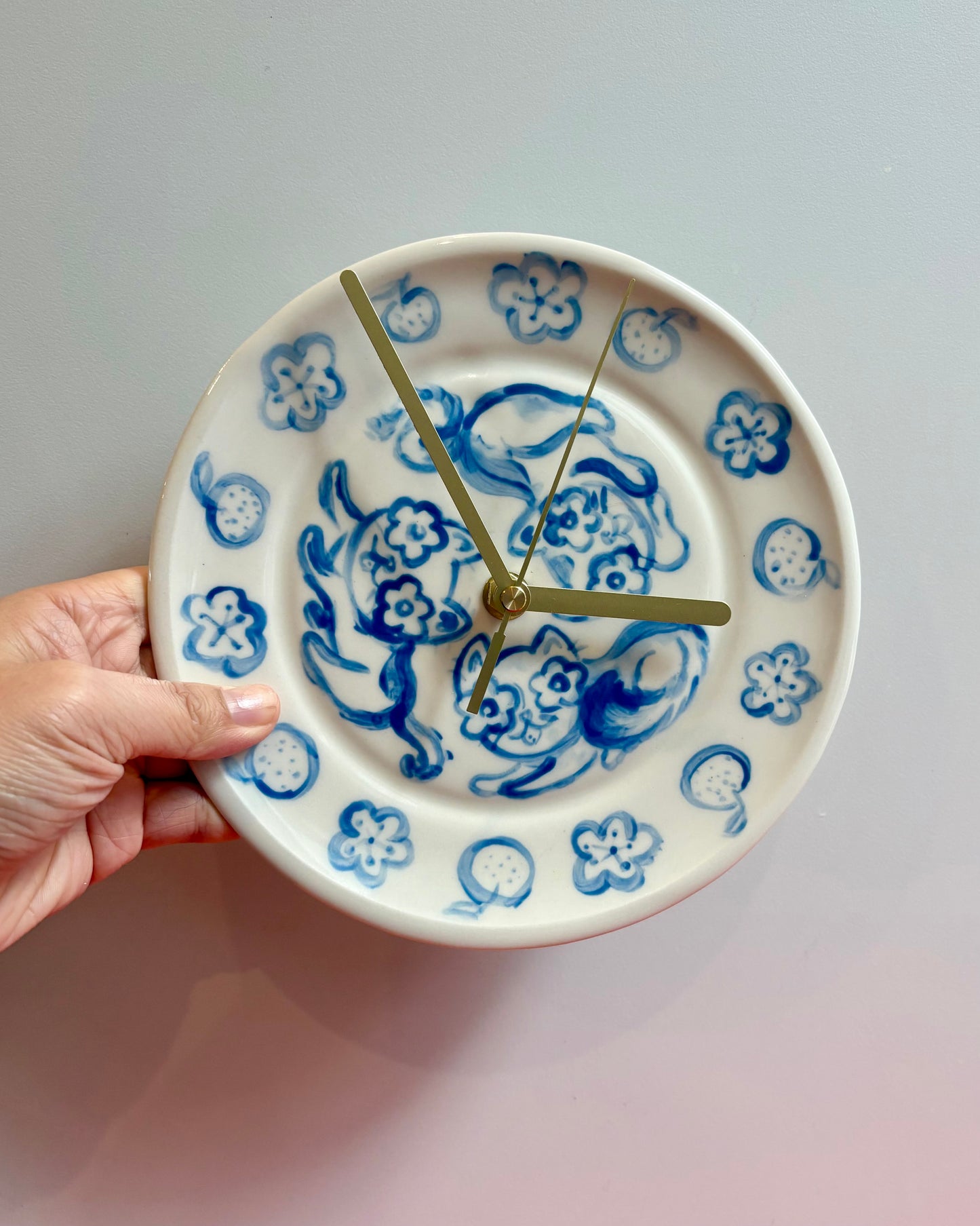 Yolkeye Plate Clock