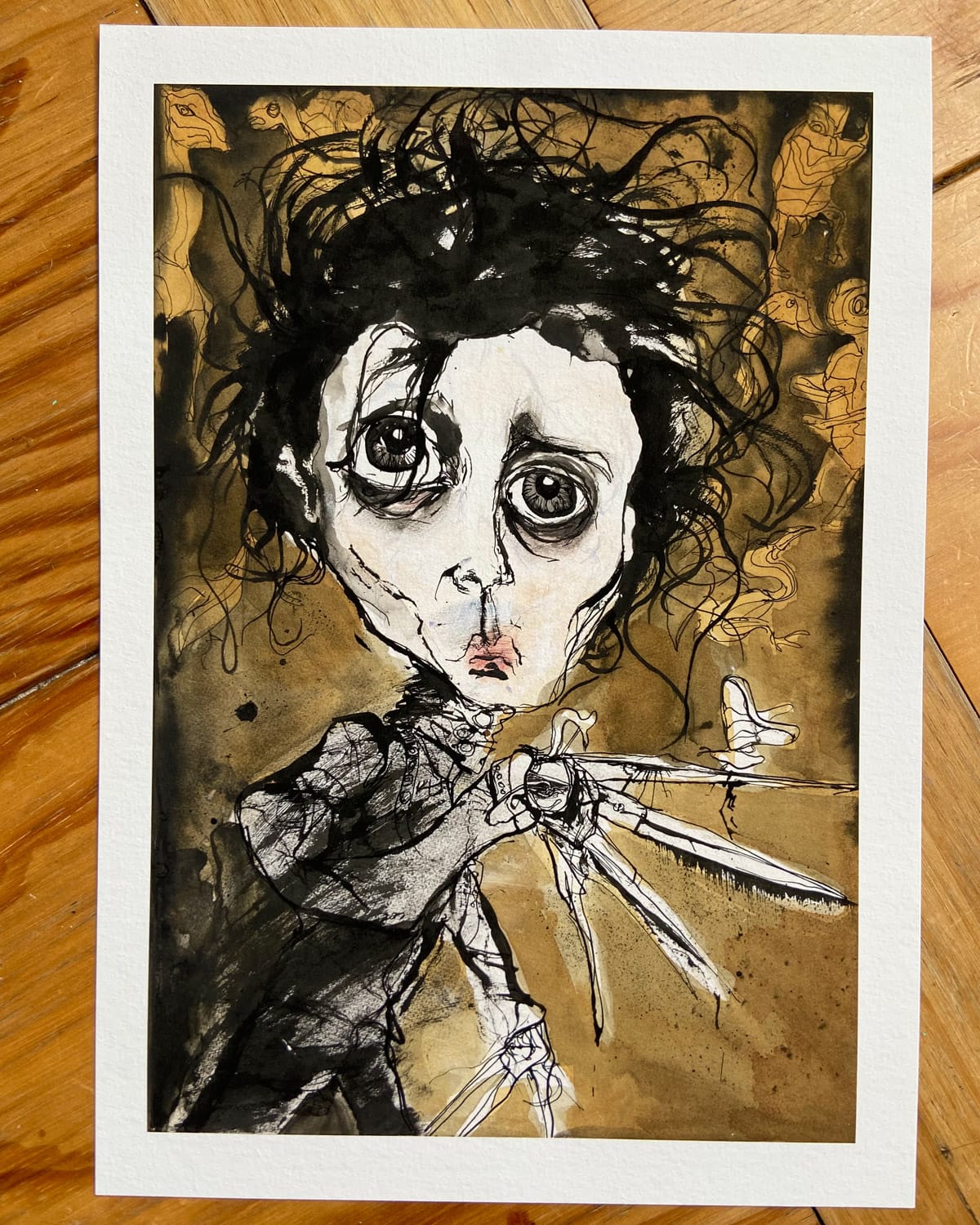 Edward Scissorhands A4