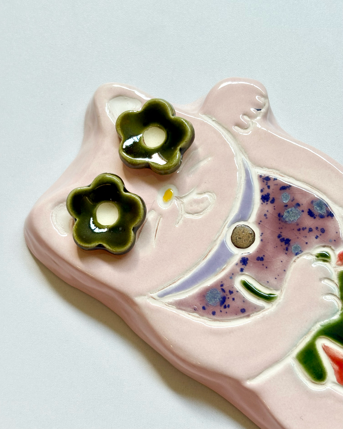 Lucky Cat Wall Hanging Strawberry