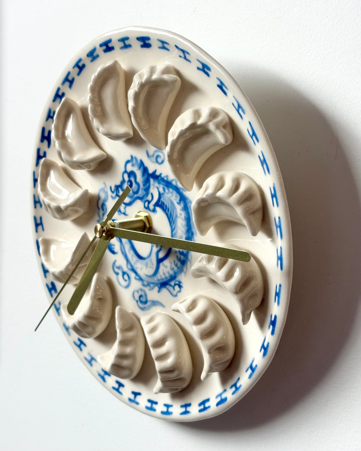 Ceramic Dumpling Clock 01