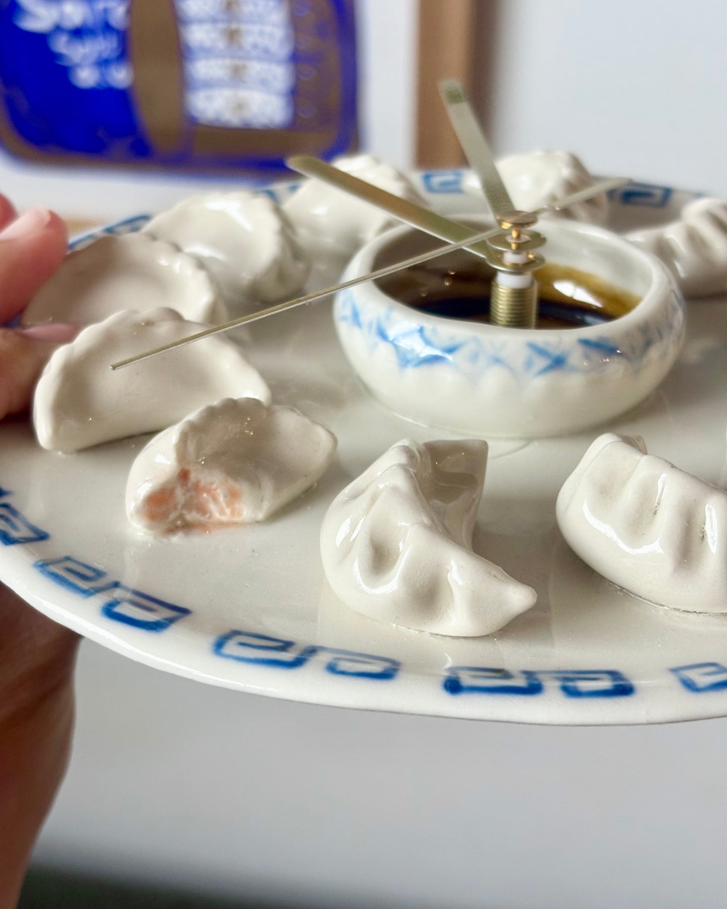 Ceramic Dumpling Clock 05