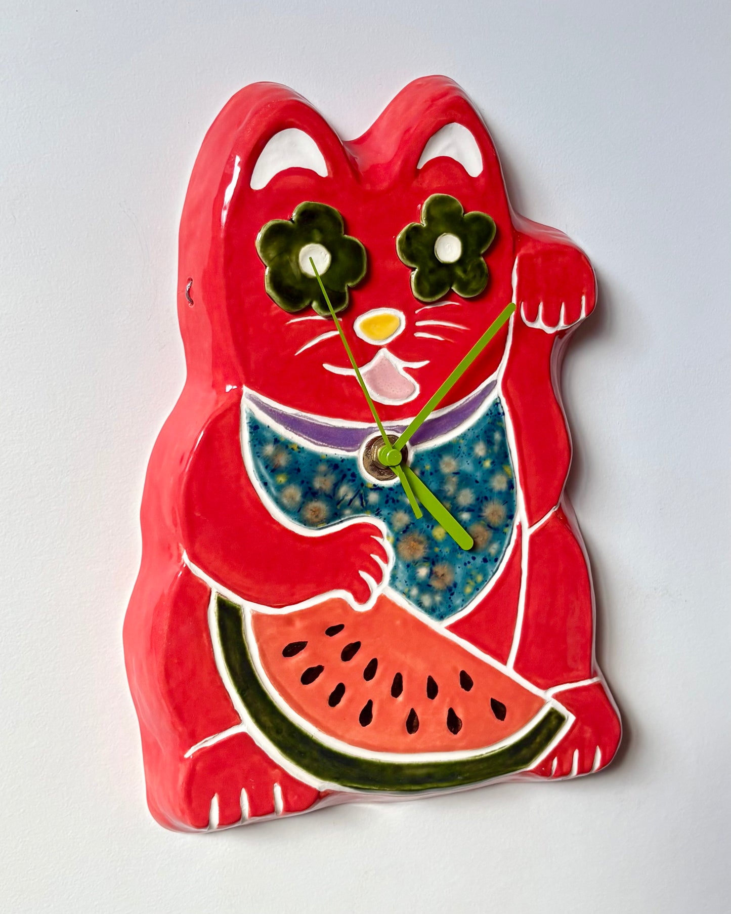 Lucky Cat Clock
