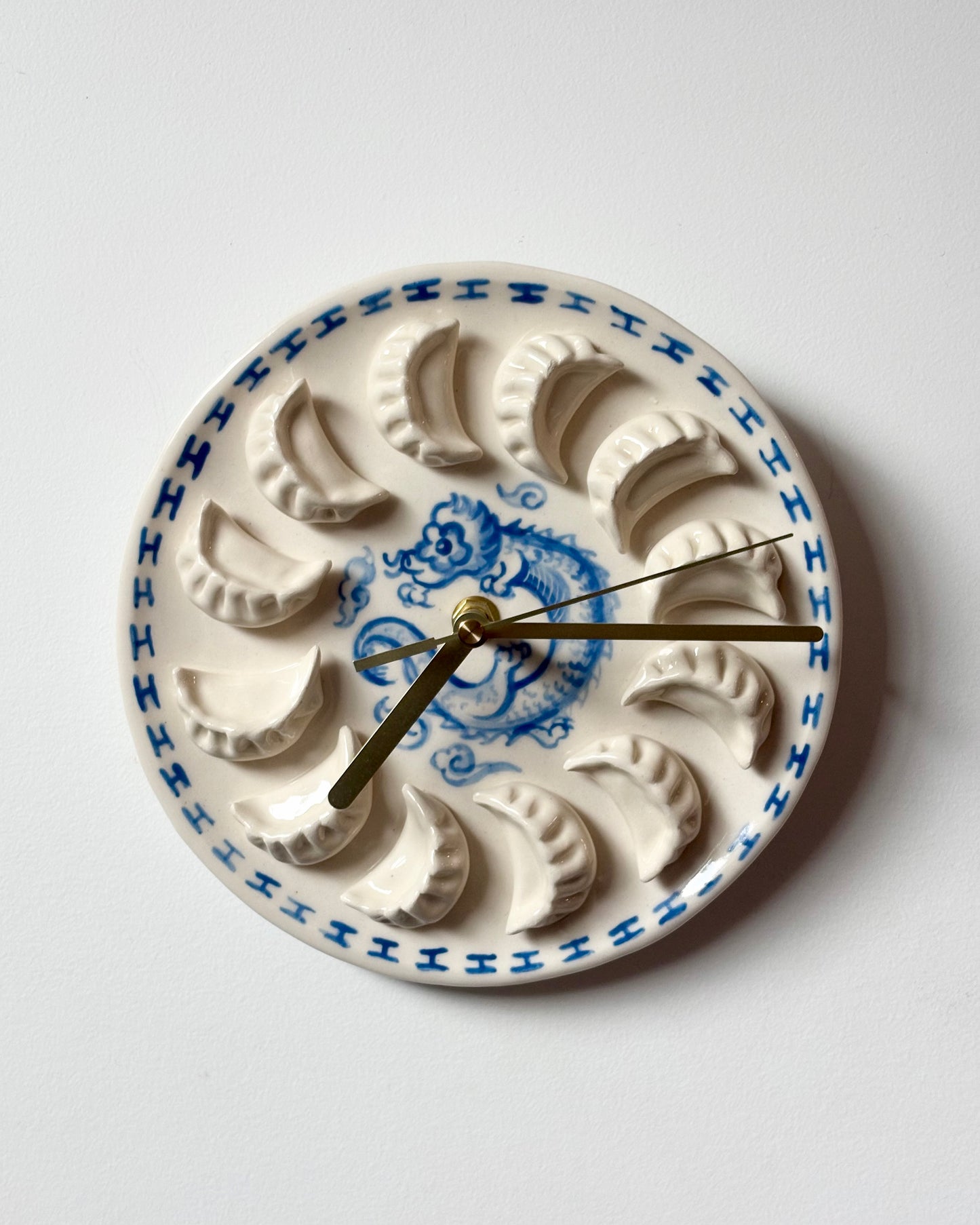 Ceramic Dumpling Clock 01