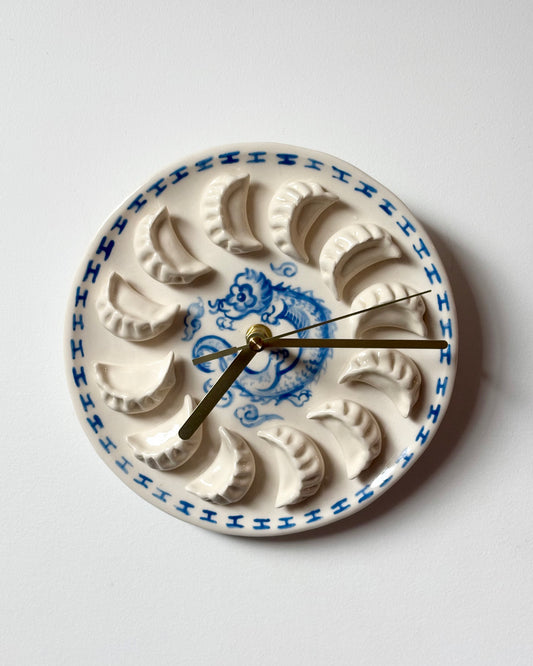 Ceramic Dumpling Clock 01