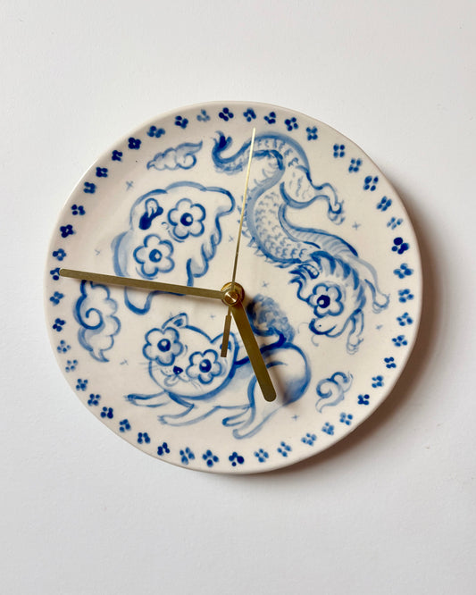 Yolkeye Plate Clock