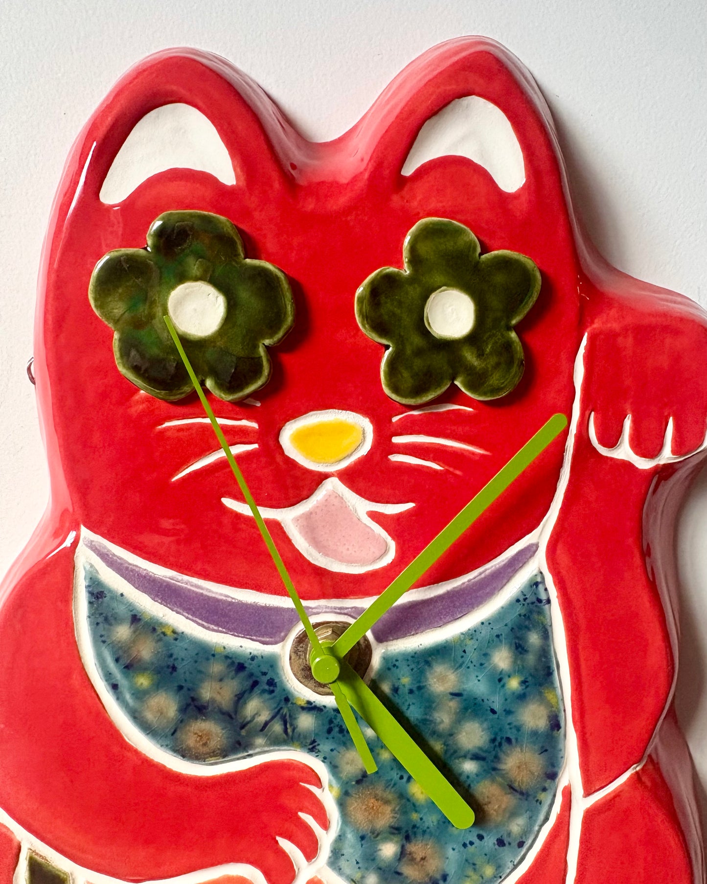 Lucky Cat Clock