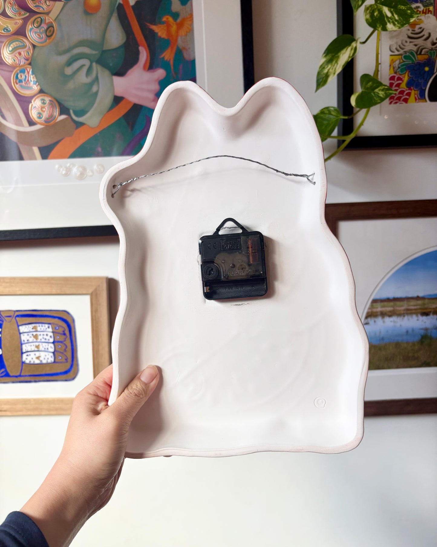 Lucky Cat Clock