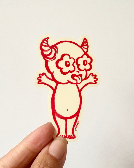 Kewpie Yokai Sticker