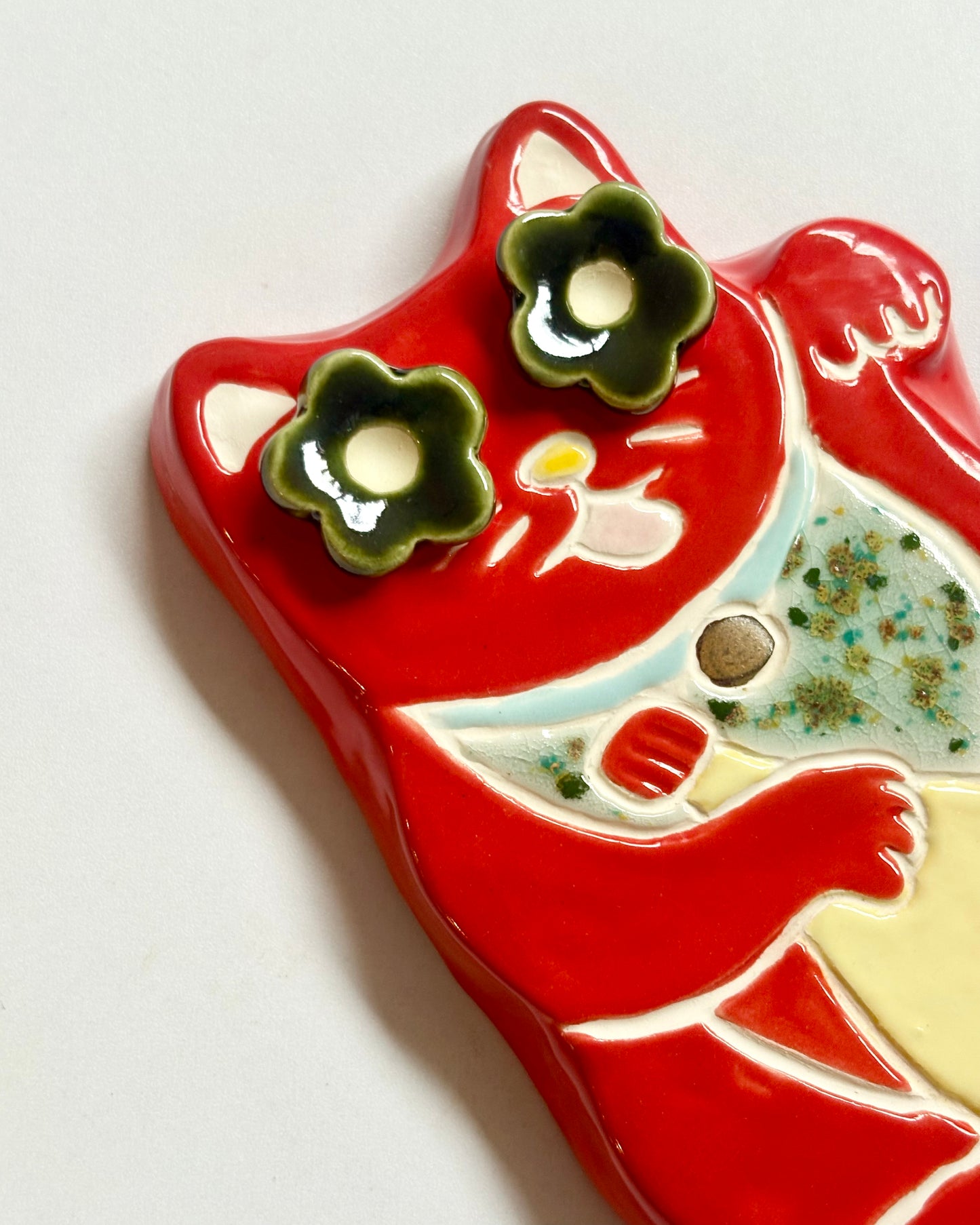 Kewpie Lucky Cat Wall Hanging