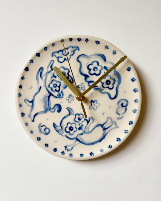 Yolkeye Plate Clock
