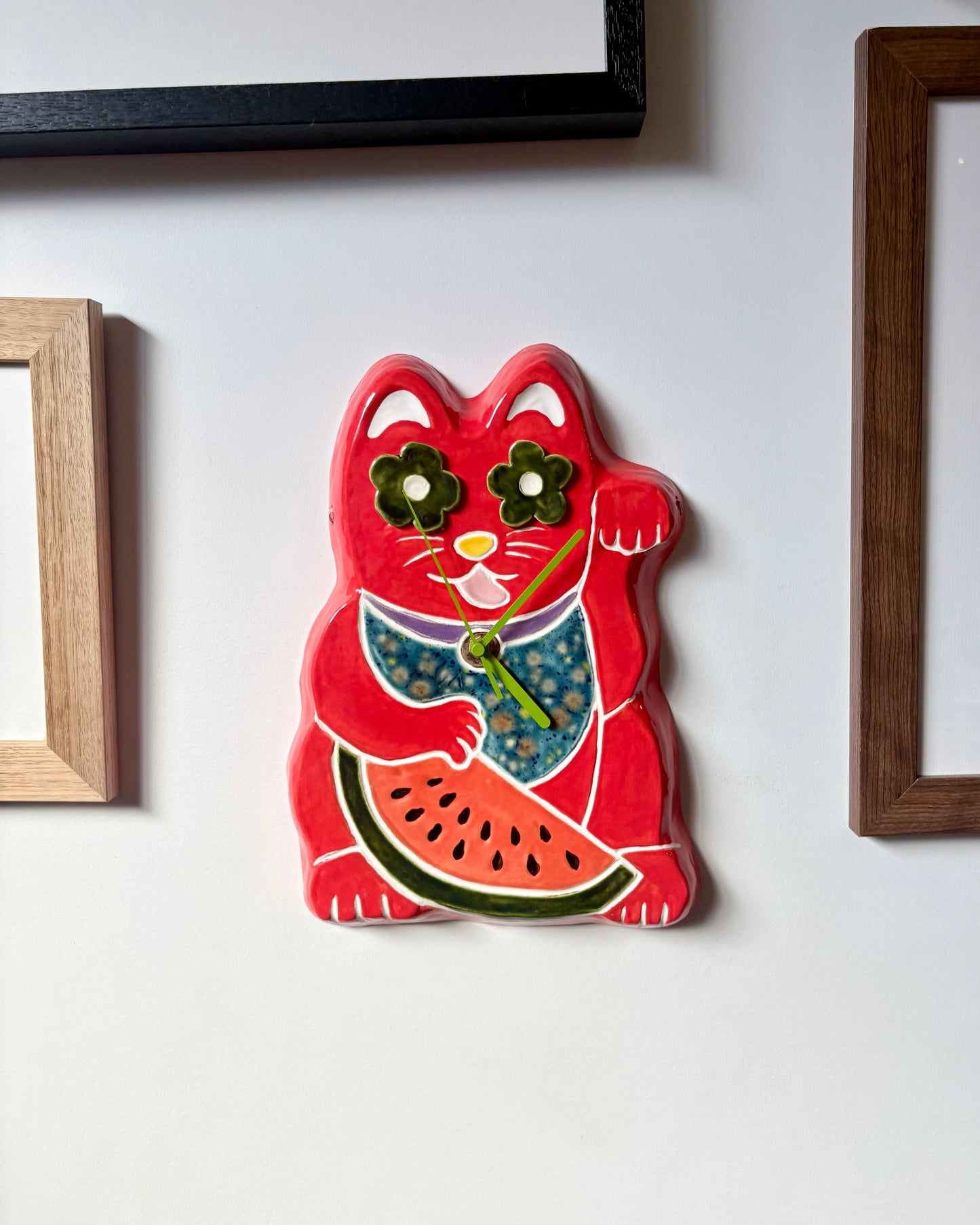 Lucky Cat Clock