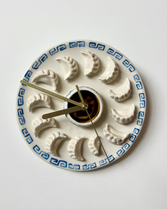 Ceramic Dumpling Clock 05