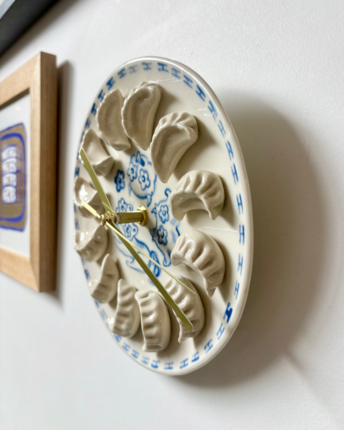 Ceramic Dumpling Clock 03