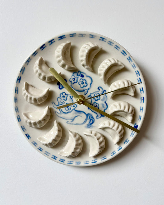 Ceramic Dumpling Clock 03