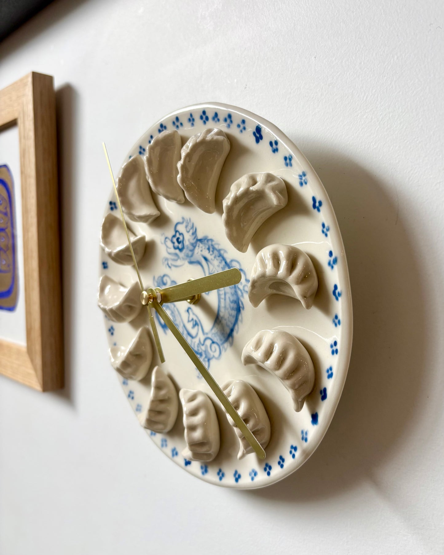 Ceramic Dumpling Clock 02