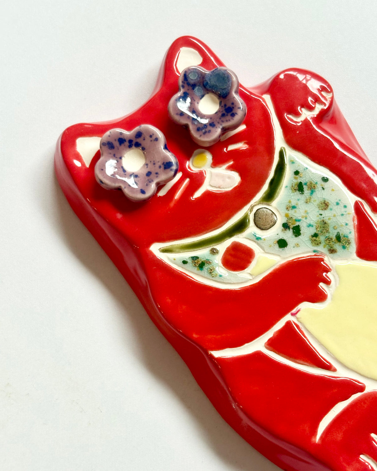 Kewpie Lucky Cat Wall Hanging