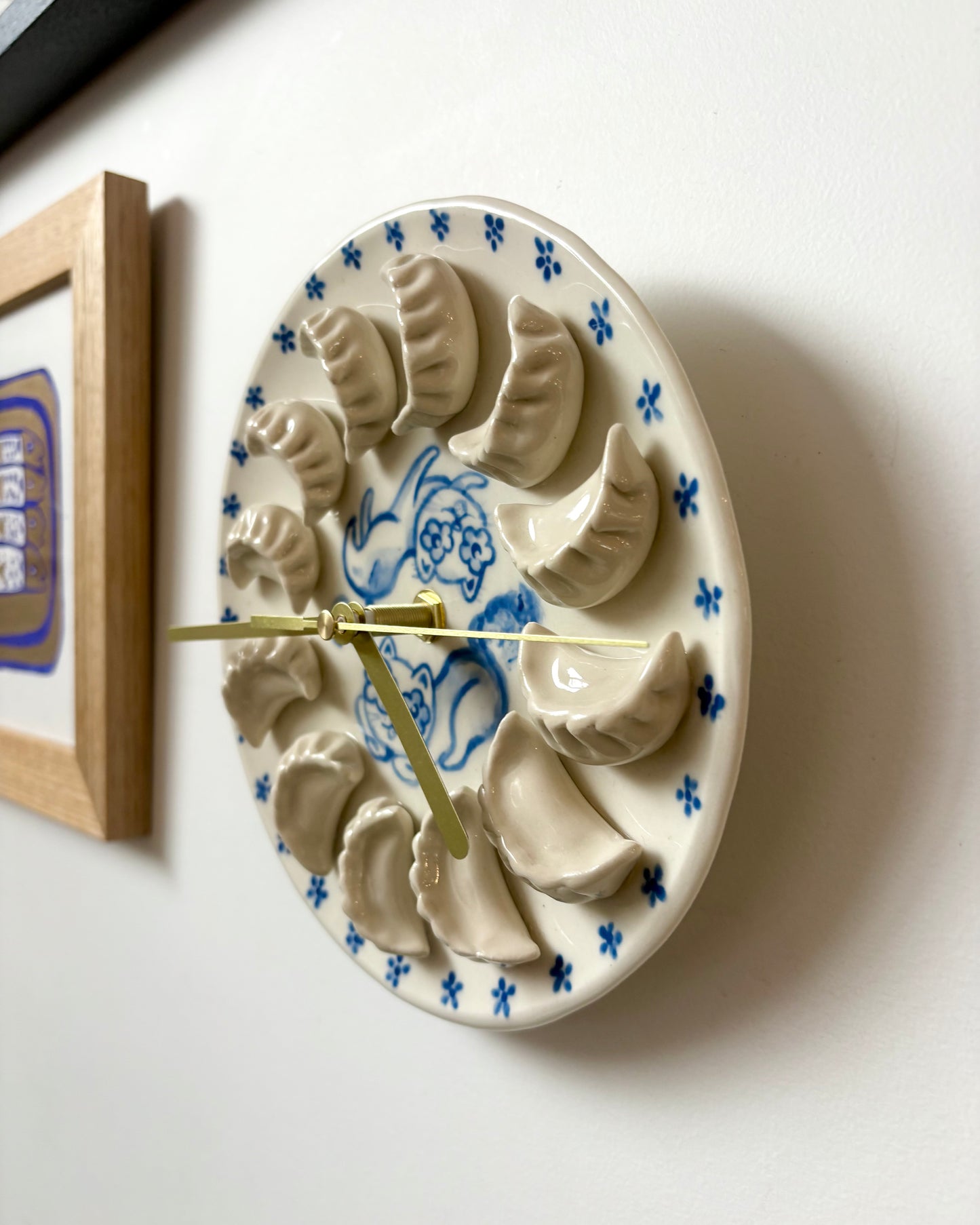 Ceramic Dumpling Clock 04