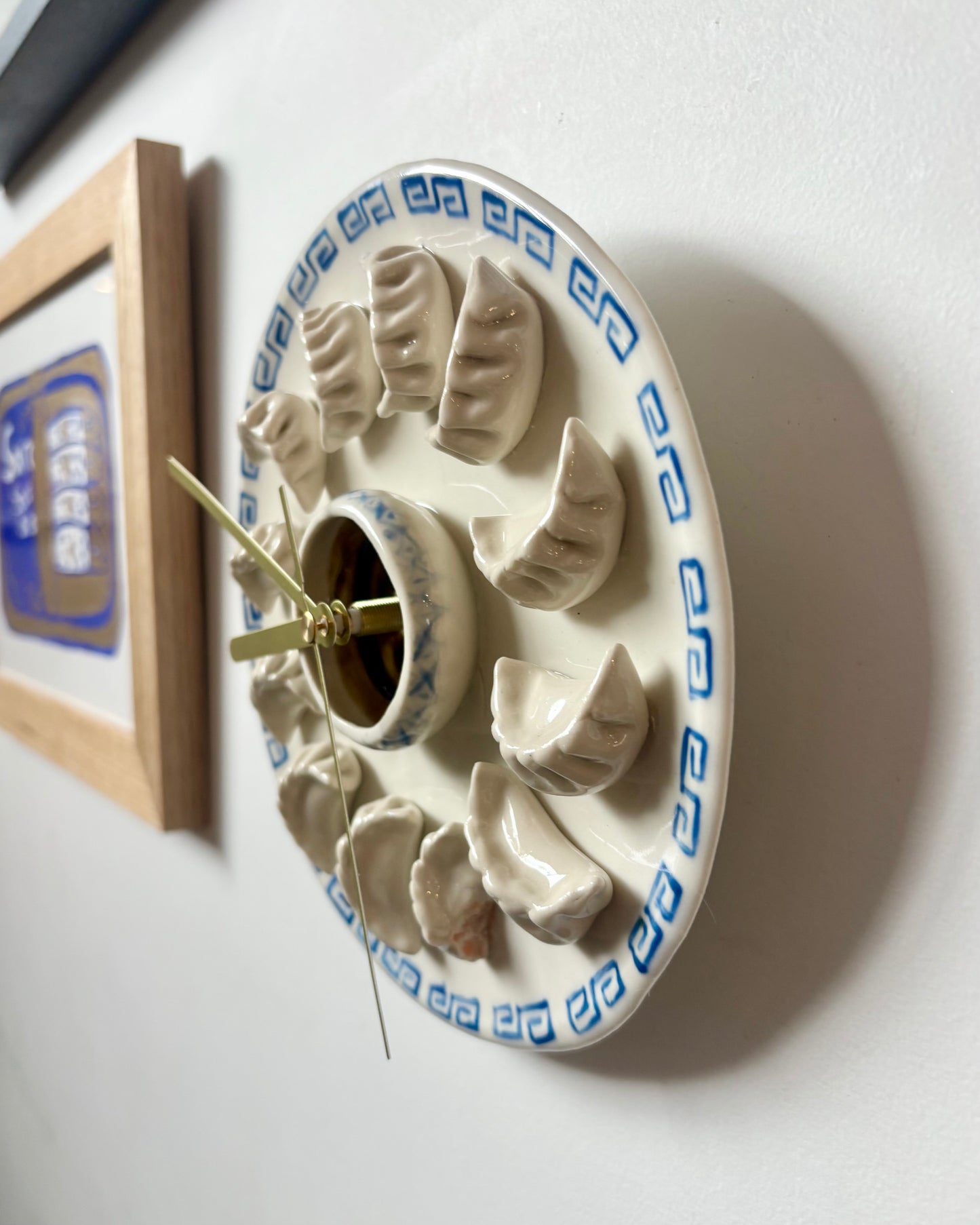 Ceramic Dumpling Clock 05