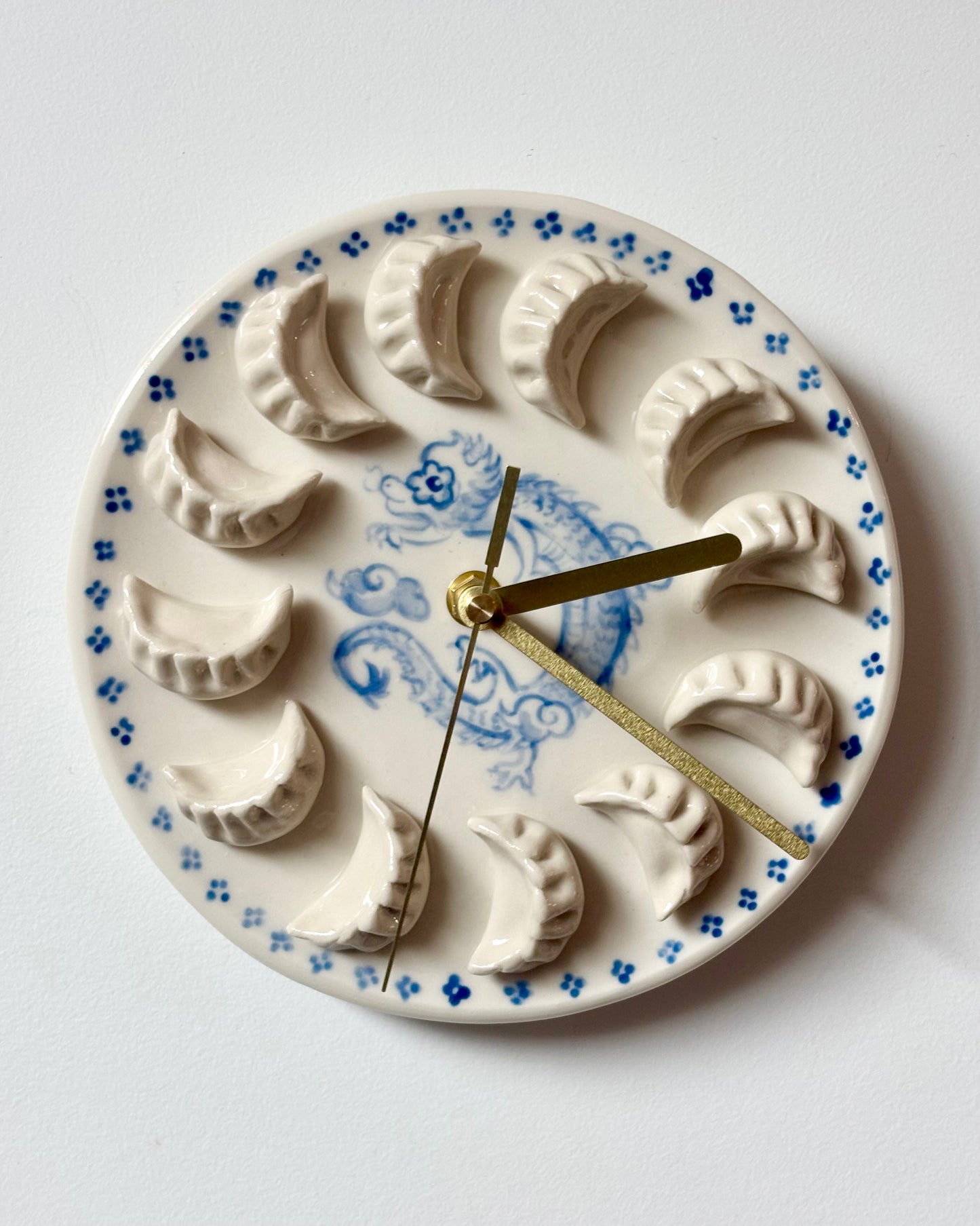 Ceramic Dumpling Clock 02