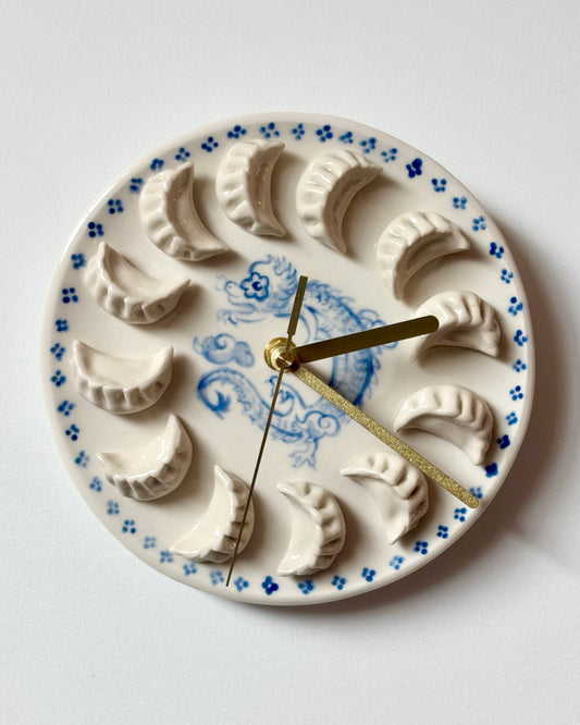 Ceramic Dumpling Clock 02