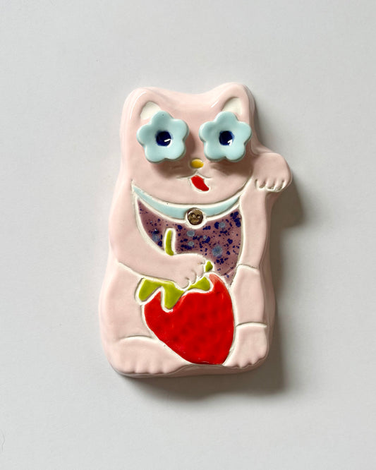 Lucky Cat Wall Hanging Paris