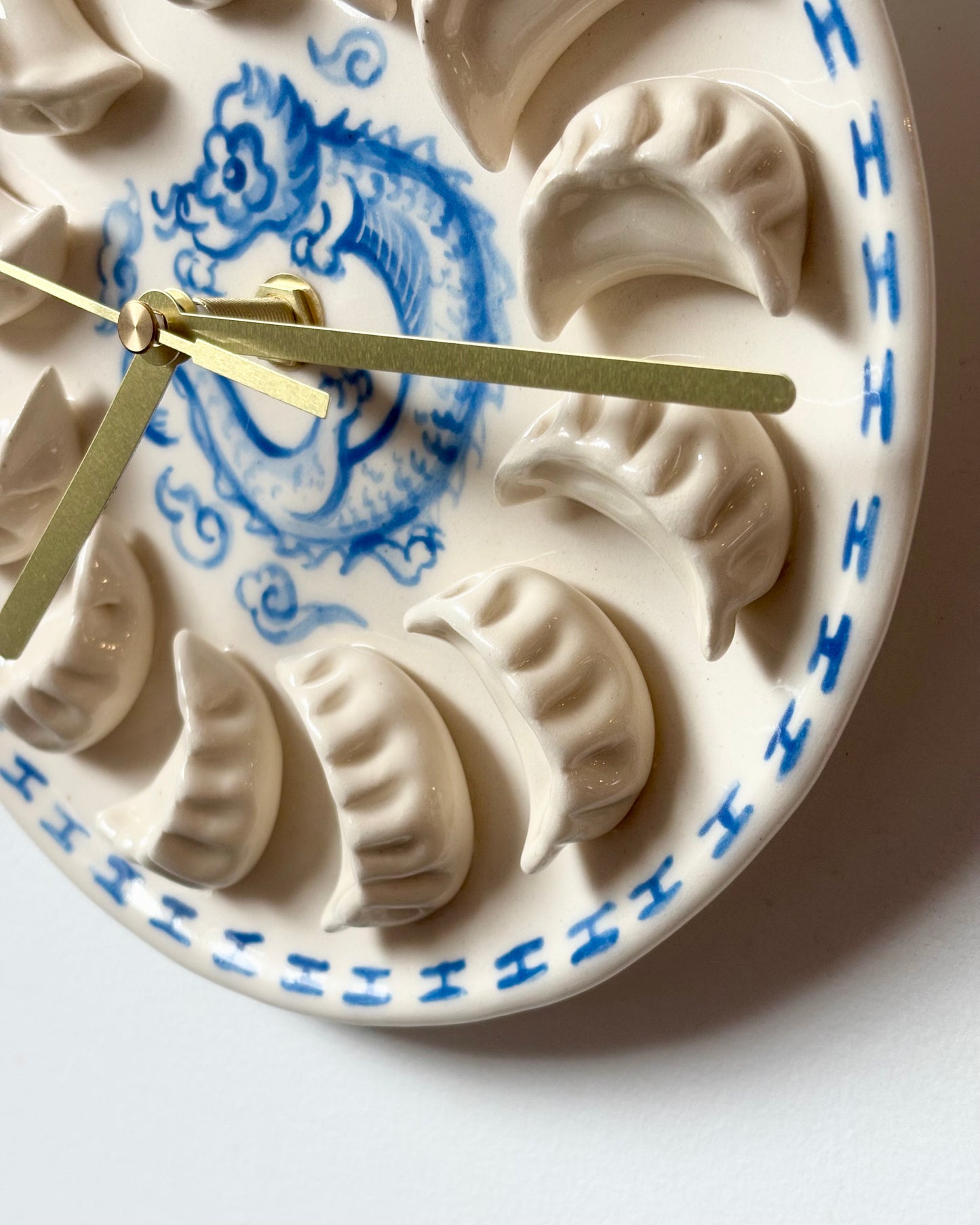 Ceramic Dumpling Clock 01