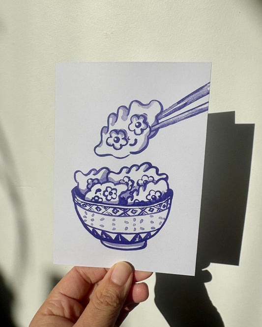 Dumpling Greeting Card