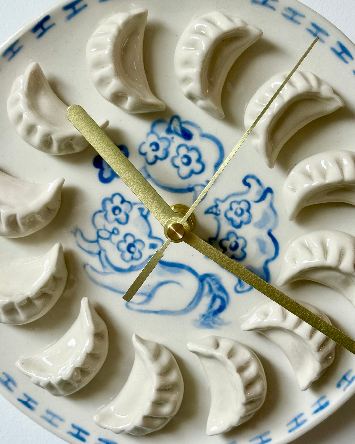 Ceramic Dumpling Clock 03