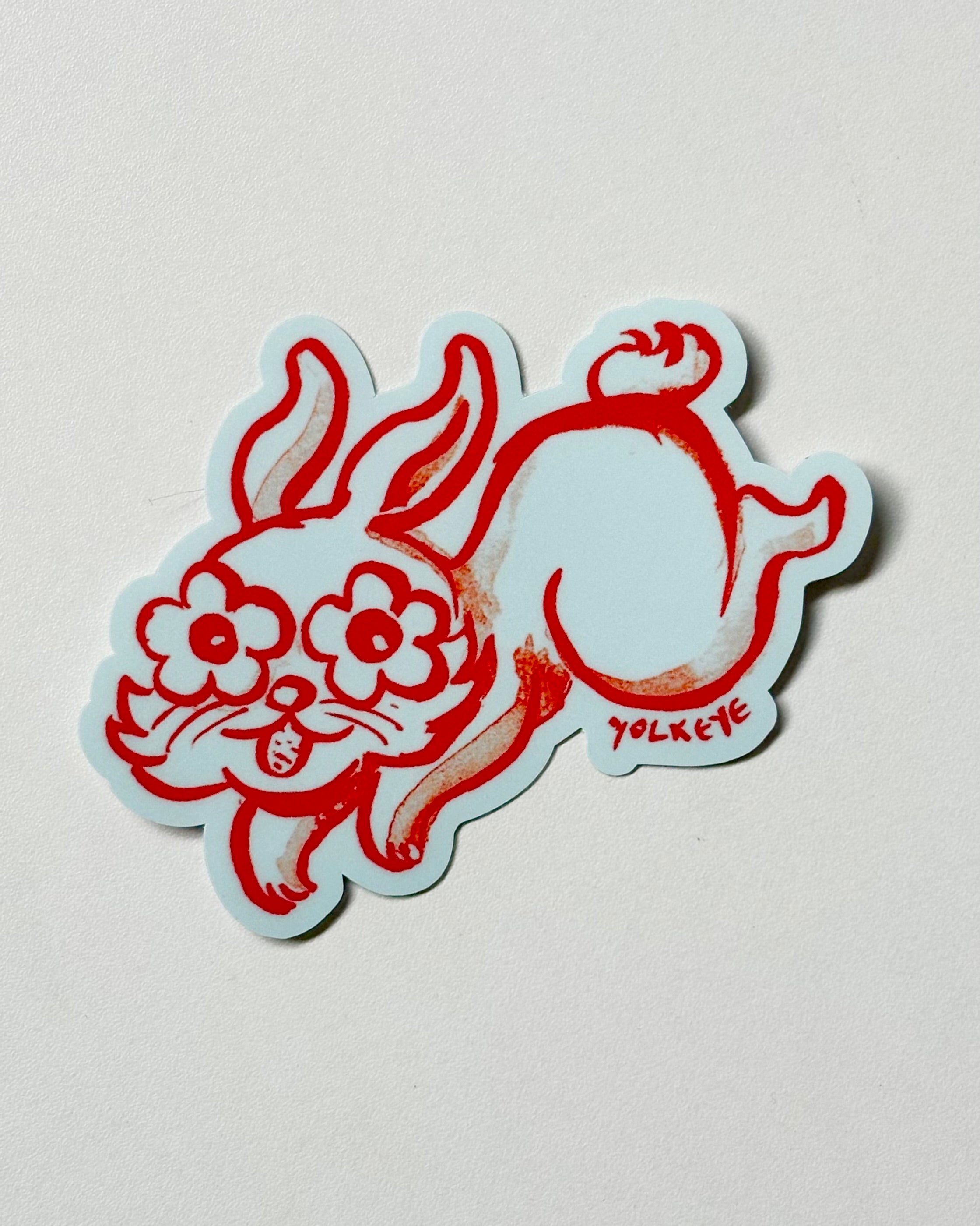 Rabbit Sticker – Yolkeye
