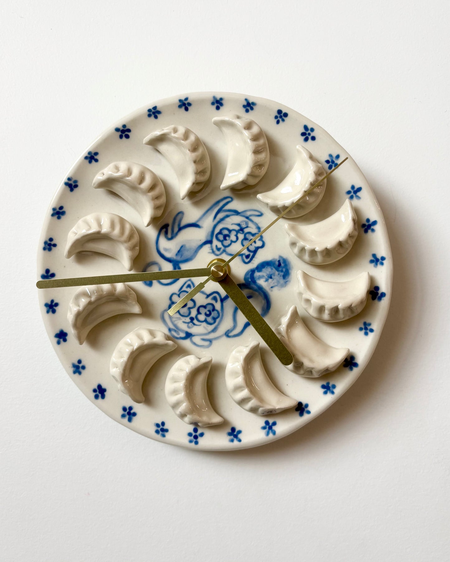 Ceramic Dumpling Clock 04