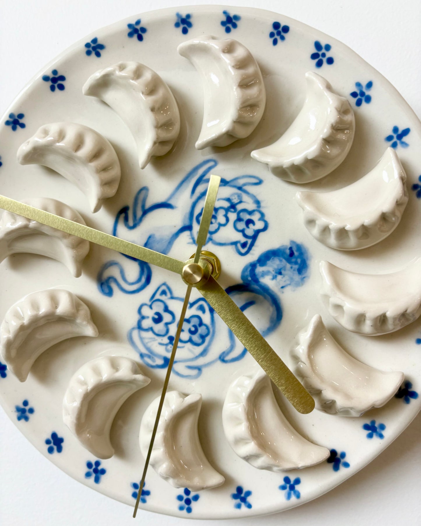 Ceramic Dumpling Clock 04