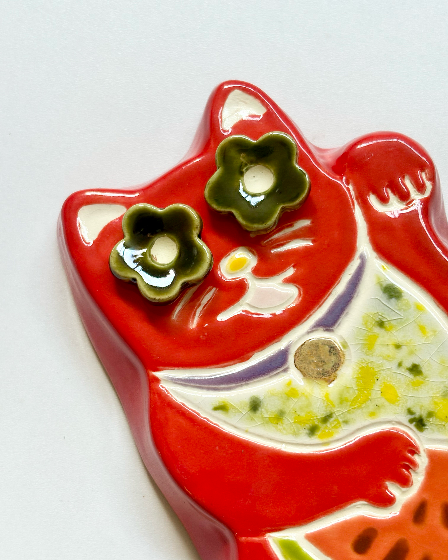 Lucky Cat Wall Hanging Theo