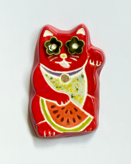 Lucky Cat Wall Hanging Theo