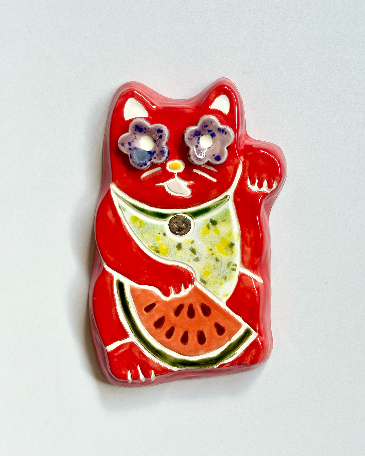 Lucky Cat Wall Hanging Roan
